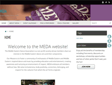 Tablet Screenshot of medabellydance.com